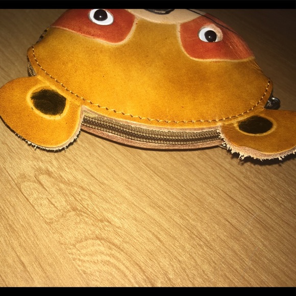 Handmade Genuine Leather Mouse Coin Pouch - Picture 7 of 7